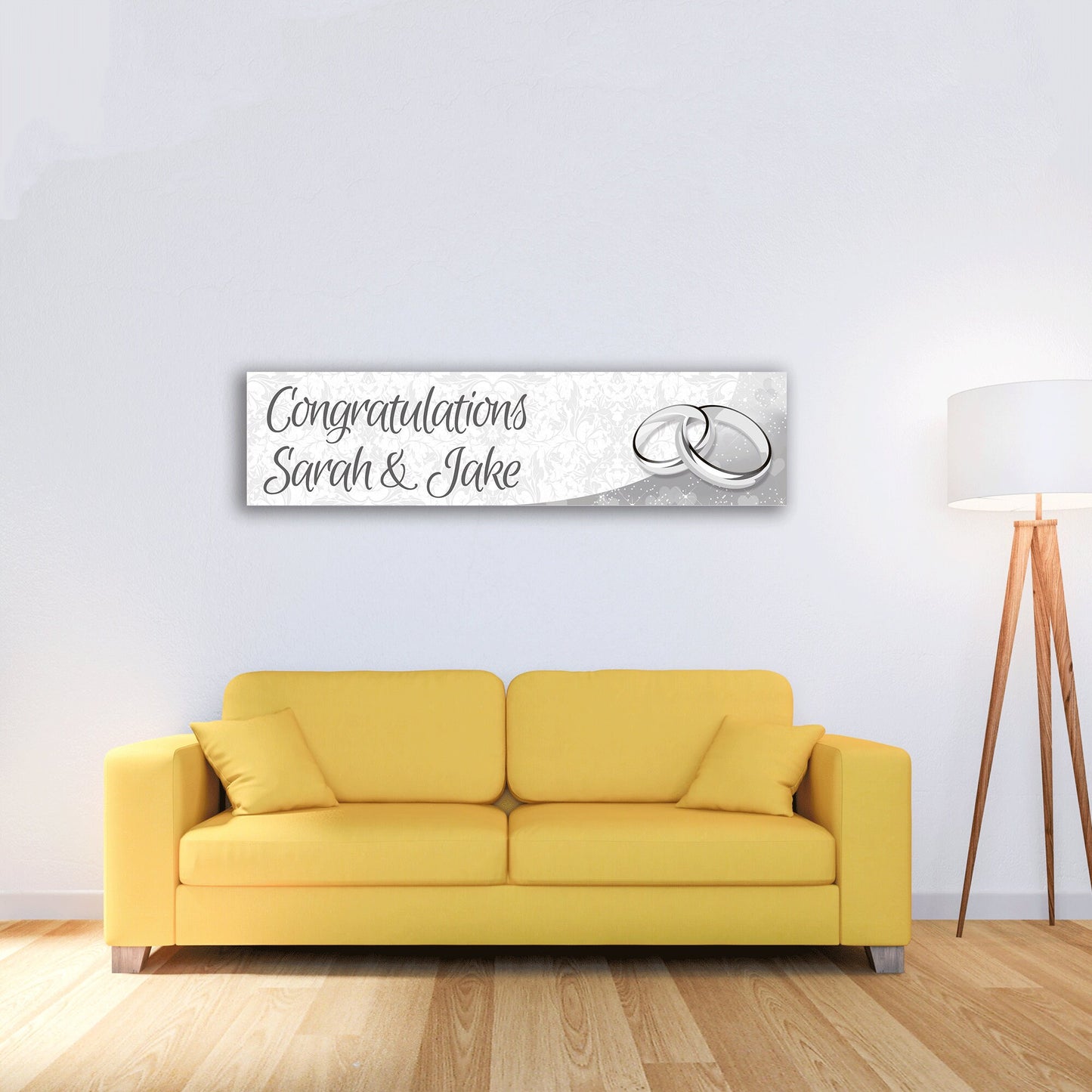 Personalised Banner - Wedding - Paper or Vinyl