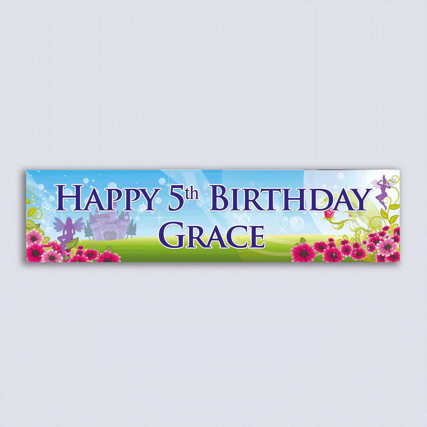 Personalised Banner - Fairy - Paper or Vinyl