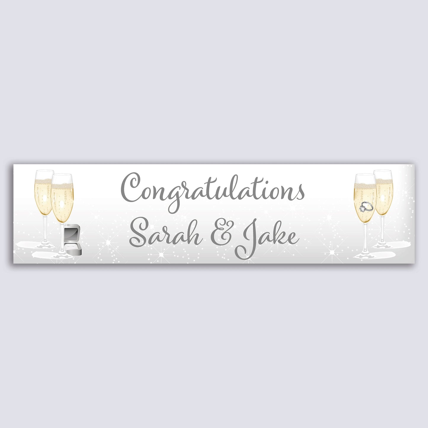 Personalised Banner - Engagement - Paper or Vinyl