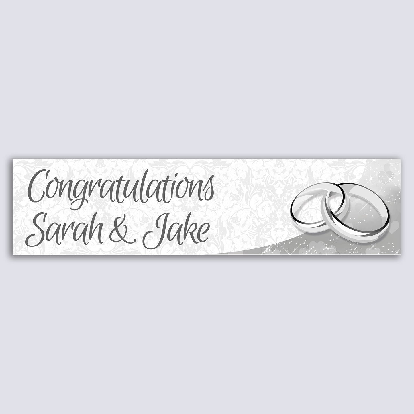 Personalised Banner - Wedding - Paper or Vinyl