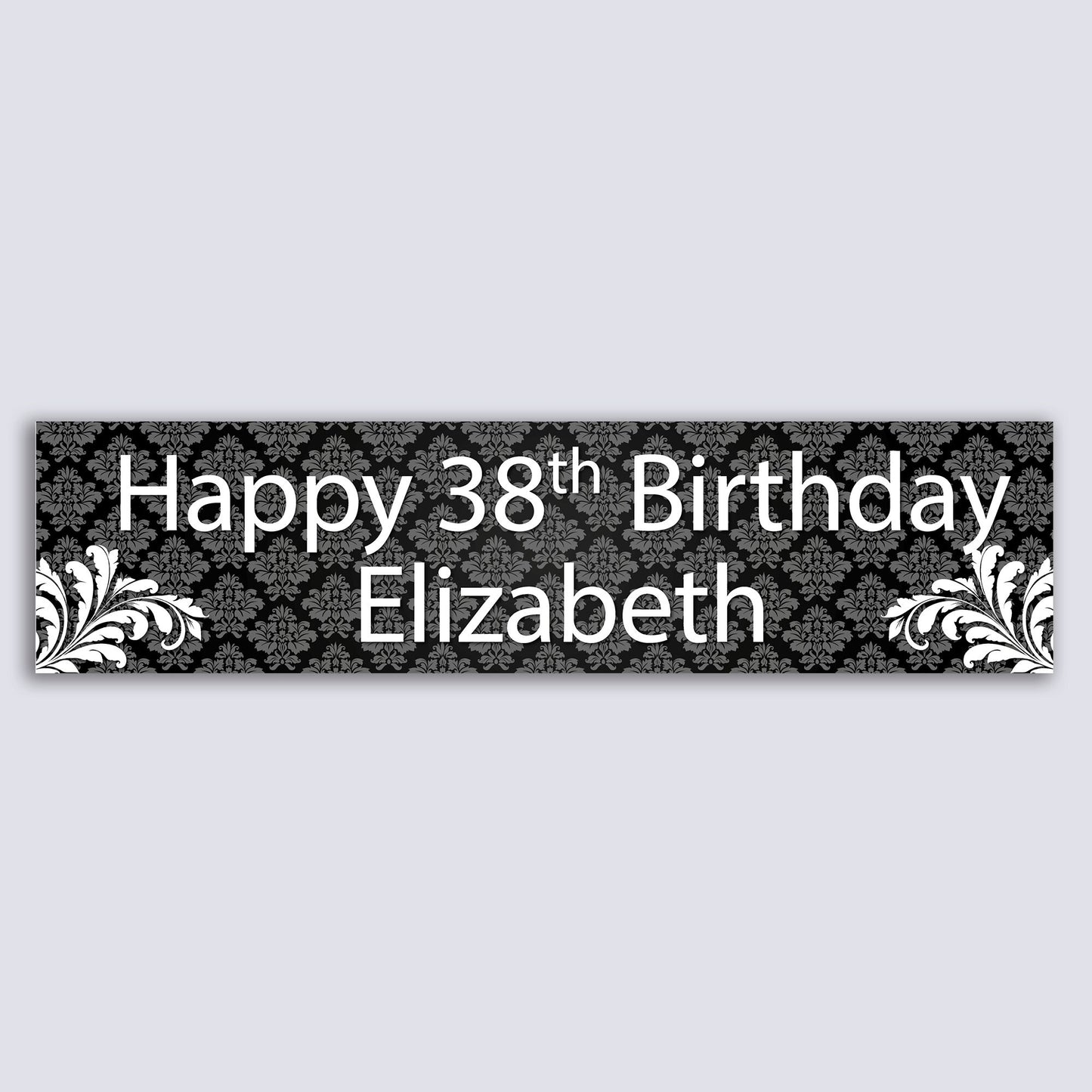 Personalised Banner - Retro - Paper or Vinyl