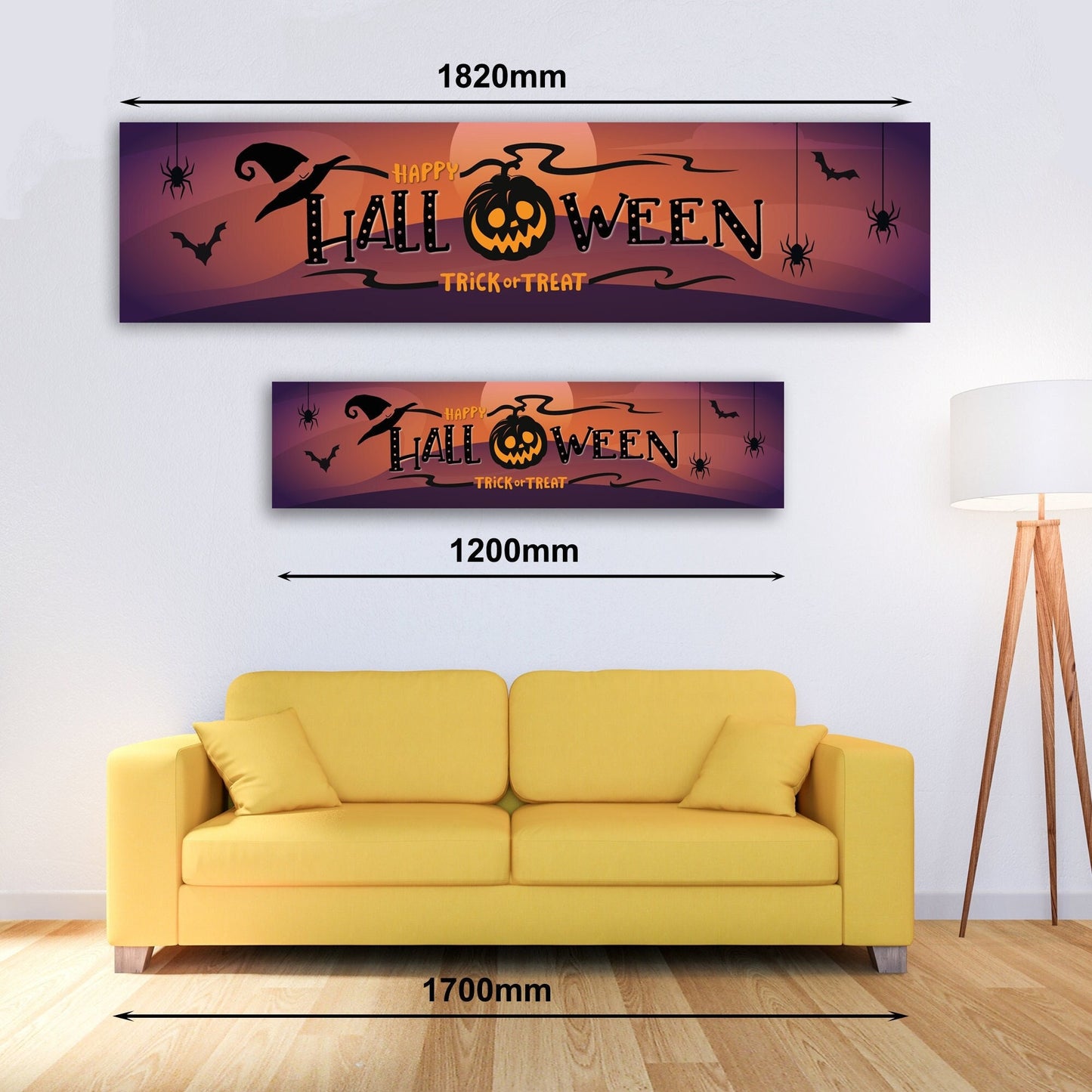Halloween Banner - Paper or Vinyl Halloween Banner for your Halloween Party