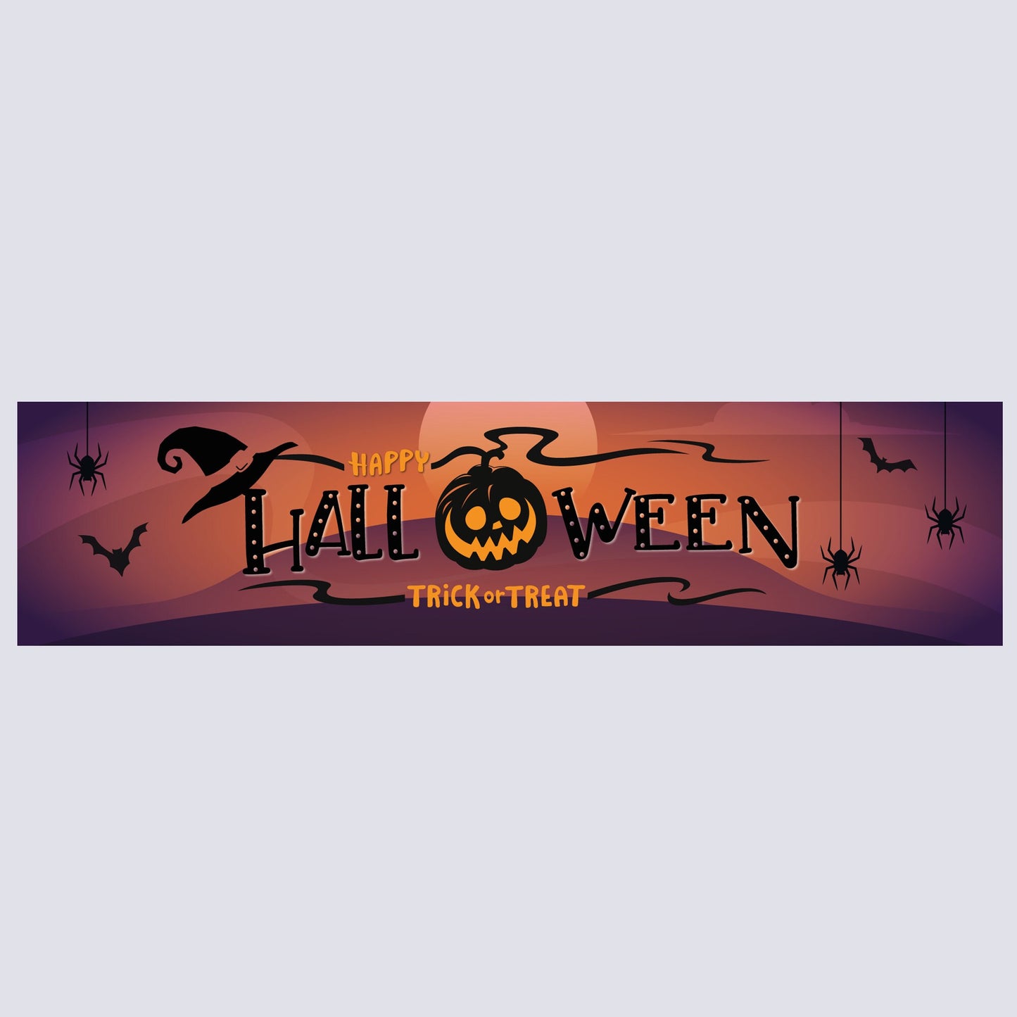 Halloween Banner - Paper or Vinyl Halloween Banner for your Halloween Party