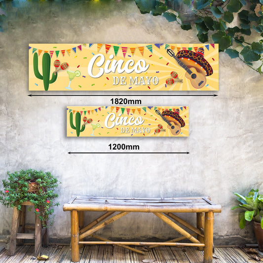 Personalised Spanish/Mexican Festival Banner - Paper or Vinyl