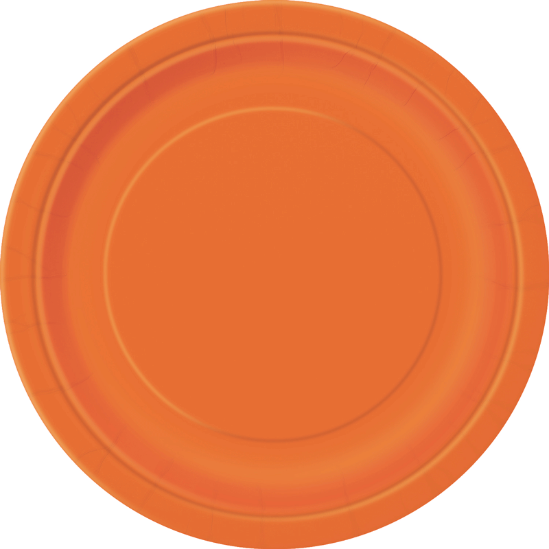 Orange Plates (Pk 16)