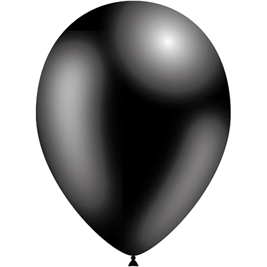 Balloons Black 50 Pack