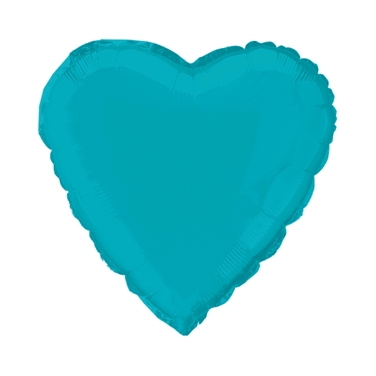 Baby Blue Heart Foil Balloon