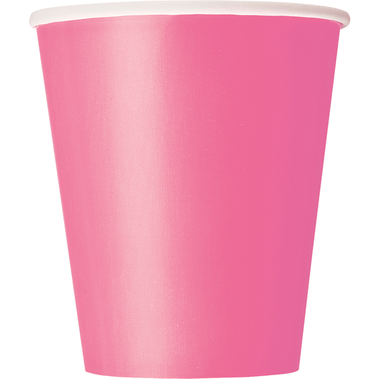 Hot Pink Cups (Pk 14)
