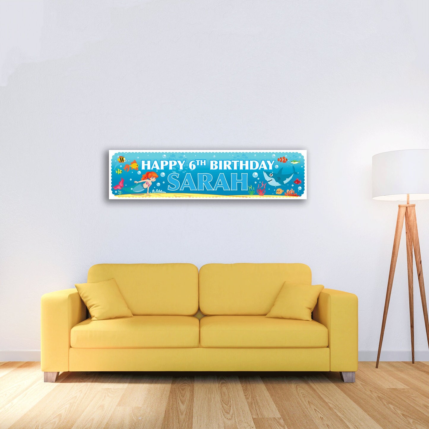 Personalised Banner - Mermaid - Paper or Vinyl