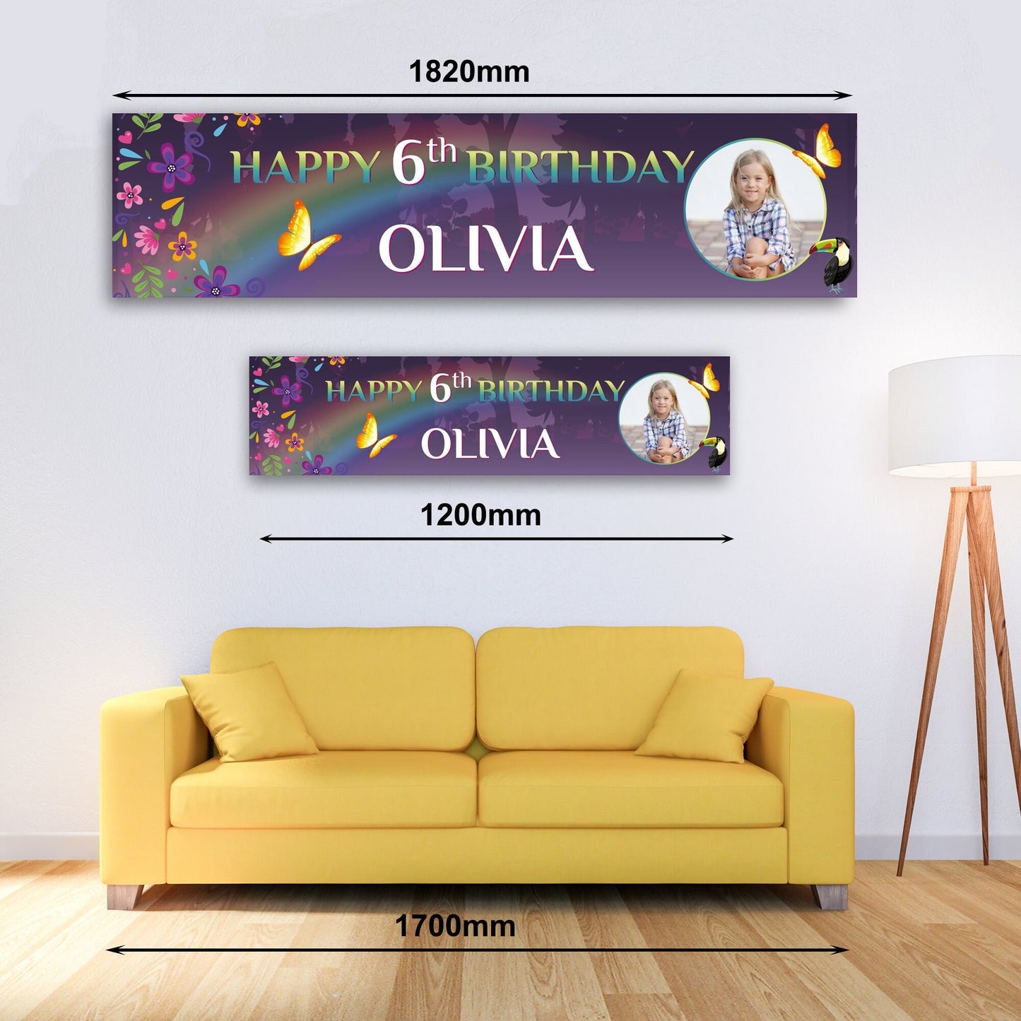 Personalised Banner - Enchanted Banner with Photo Personalised Encanto Style Banner