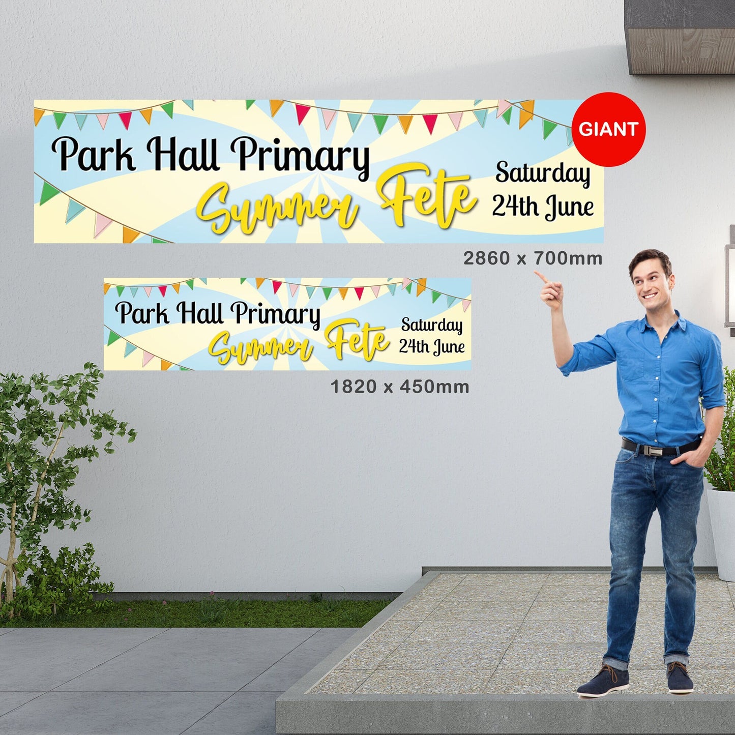 Personalised Vinyl Banner Design Summer Fete Banner