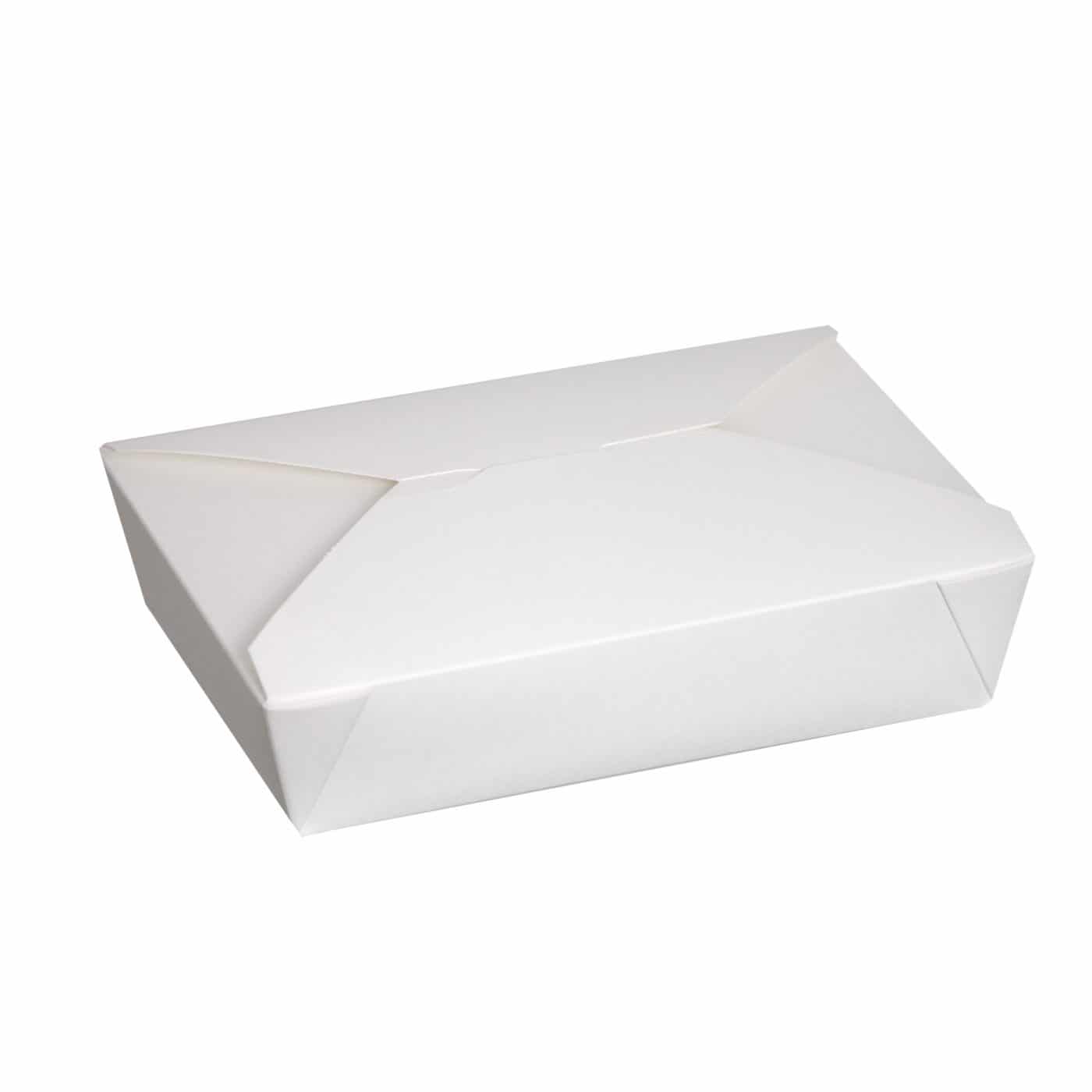 Carton alimentaire blanc étanche (code 2, AM070) - 51oz/1449ml, paquet de 250