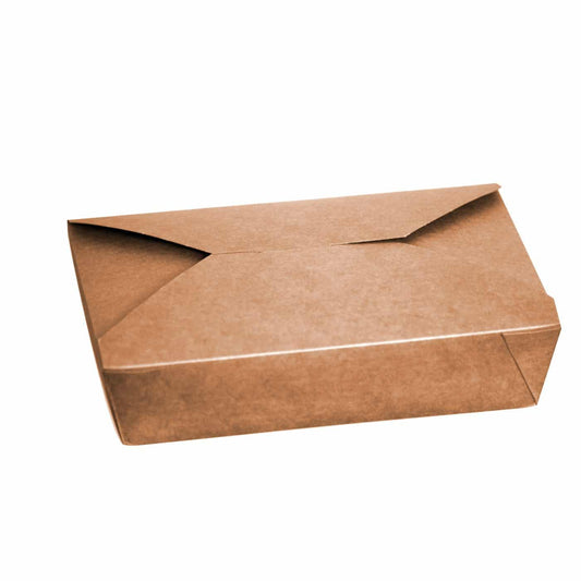 Carton alimentaire kraft (marron) étanche (code 2, AM104) - 51oz/1449ml, paquet de 280