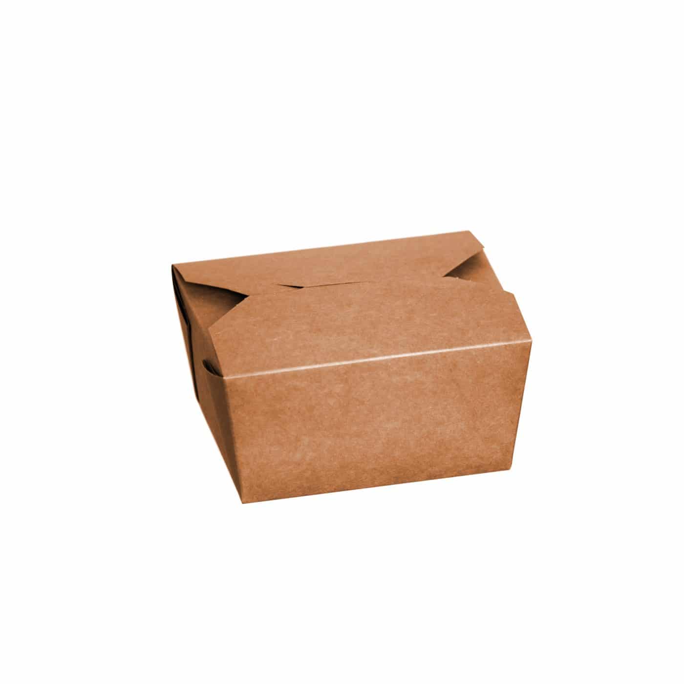 Carton alimentaire kraft (marron) étanche (code 1, AM106) - 26oz/734ml, paquet de 450