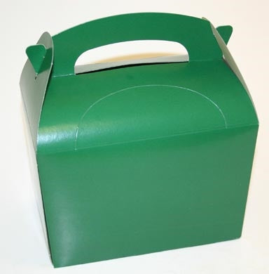 Boîte de fête verte - Paquet de 50