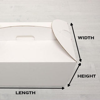 Boîte événementielle – Extra Large (boîtes à paniers pour quatre/six personnes) – Kraft marron ou blanc 