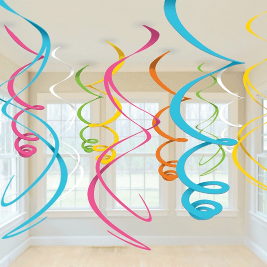 Multi Decorative Swirls (Pk 12)