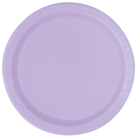 Lavender Plates (Pk 16)