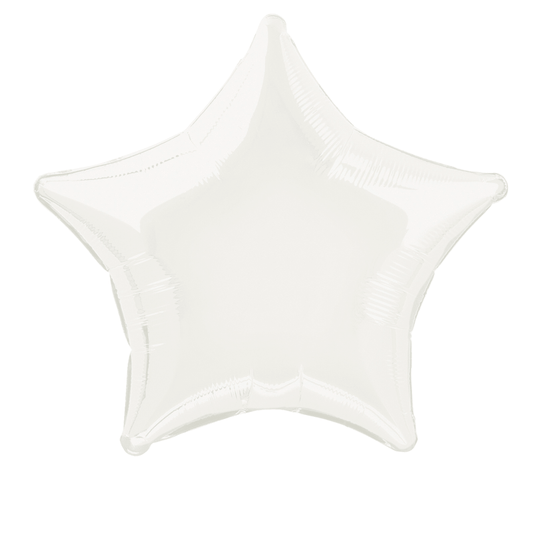 White Star Foil Balloon