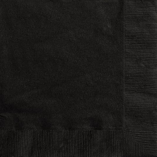 Black Napkins (Pk 20)