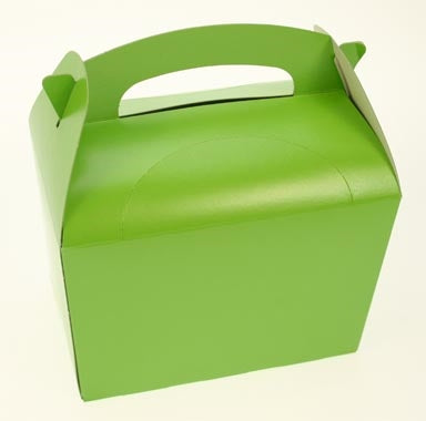 Boîte de fête vert lime - Paquet de 50