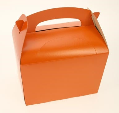 Boîte de fête orange - Paquet de 50