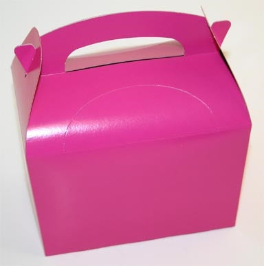 Boîte de fête rose - Paquet de 50