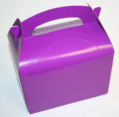Boîte de fête violette - Paquet de 50