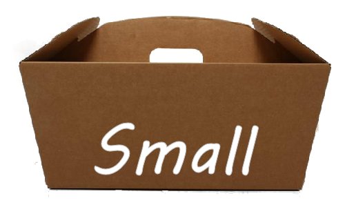 Boîte événementielle - Petite (boîtes à paniers individuelles) - Kraft brun ou blanc